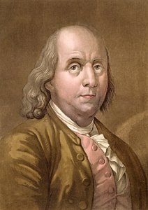Retrato de Benjamin Franklin (1706-90), de 